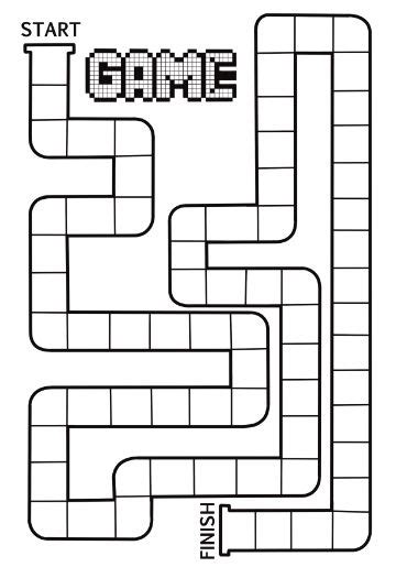 board game template|20 Free Printable Blank Board Game Templates .